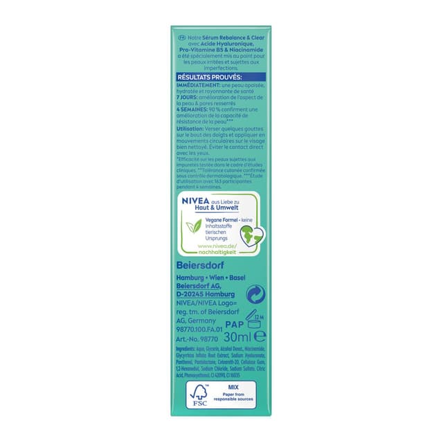 4006000123257 - Nivea - Sérum Derma Skin Clear