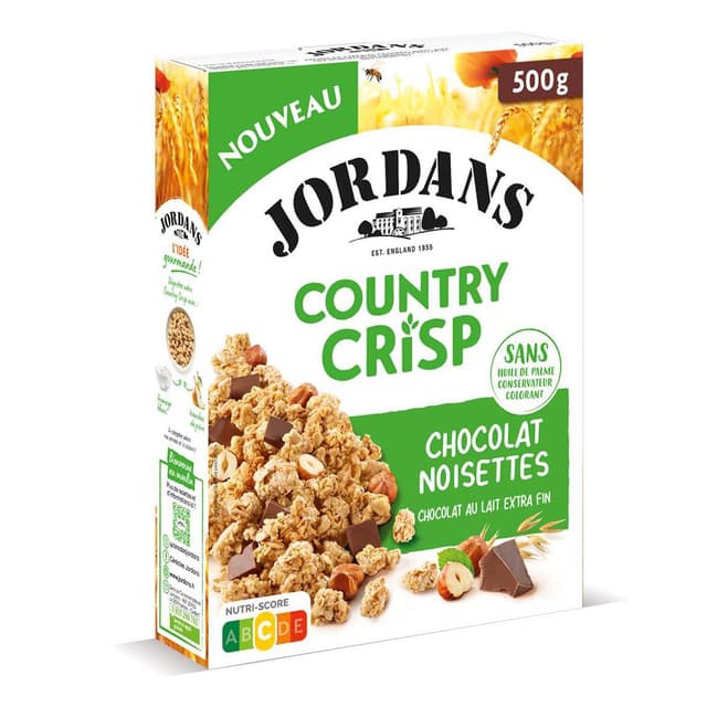 5010477363657 - Jordans - Céréales Country chocolat noisettes