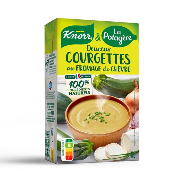 8712566213757 - Knorr & La Potagère - Soupe Douceur de courgettes au chèvre frais