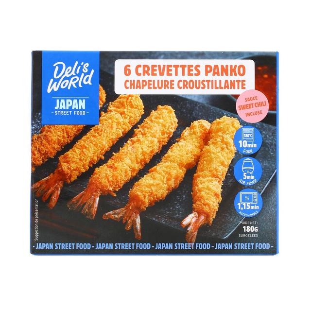 3760184013957 - Deli's World - Crevettes Panko à la chapelure croustillante