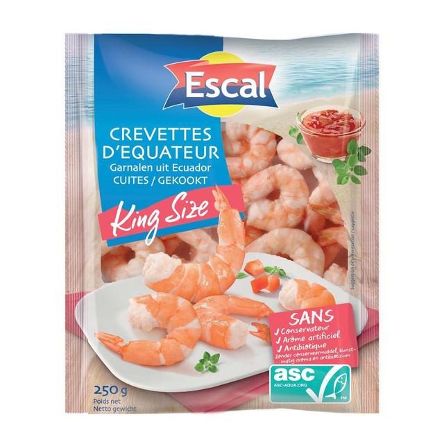 3261080334257 - Escal - Queues de Crevettes Cuites ASC cal 20/40