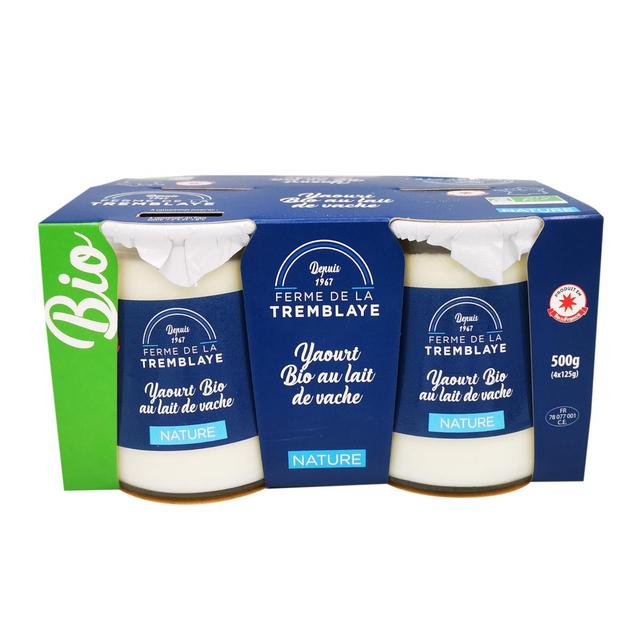 3565430004457 - La Ferme de la Tremblaye - Yaourt fermier nature bio