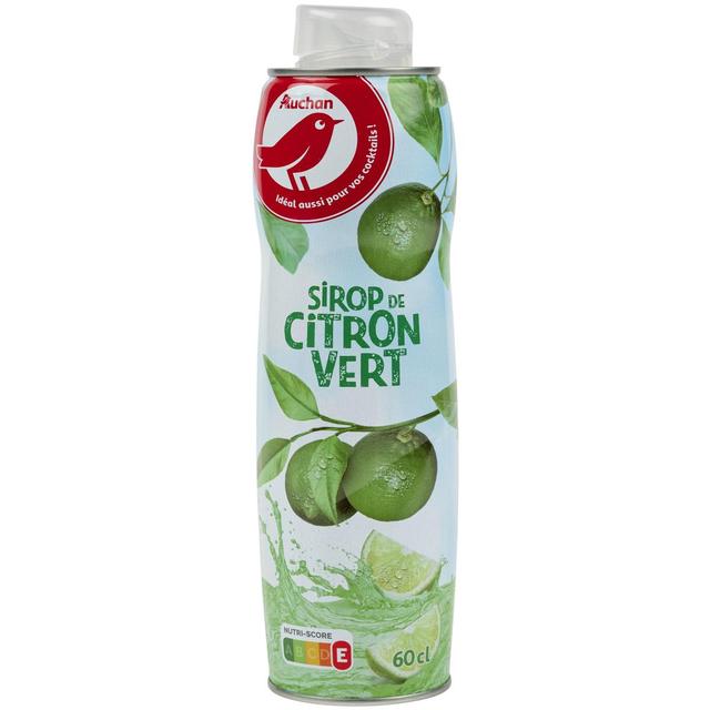 3596710454457 - Auchan - Sirop citron vert