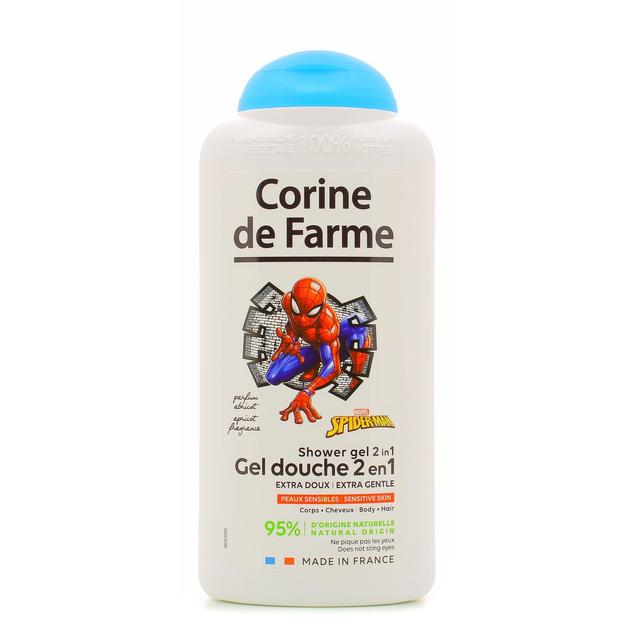 3468080154957 - Corine de Farme - Gel douche enfant Spiderman ou Avengers 2 en 1