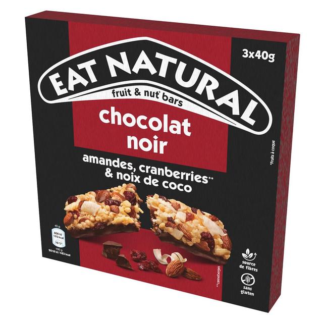 8000500435557 - EAT NATURALS - Barre Chocolat Amande et Cramberries