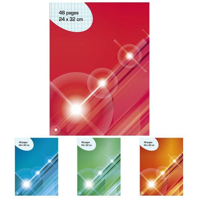 3257983375657 - Cora - Cahier 24 x 32 cm grands carreaux