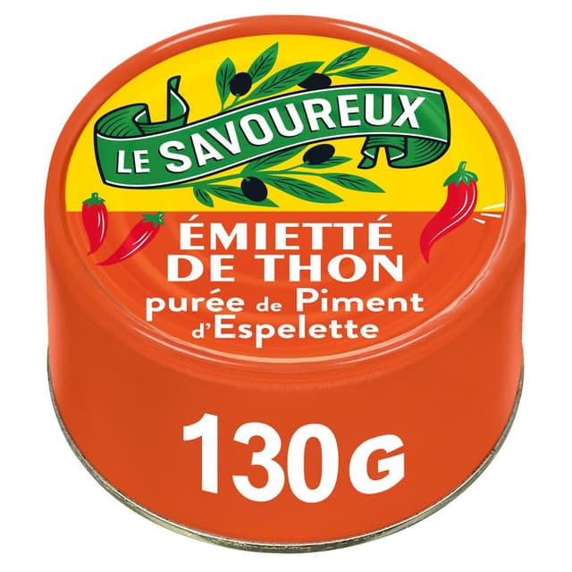 3263670805857 - Le Savoureux - Emietté de thon à la purée de piment d'Espelette