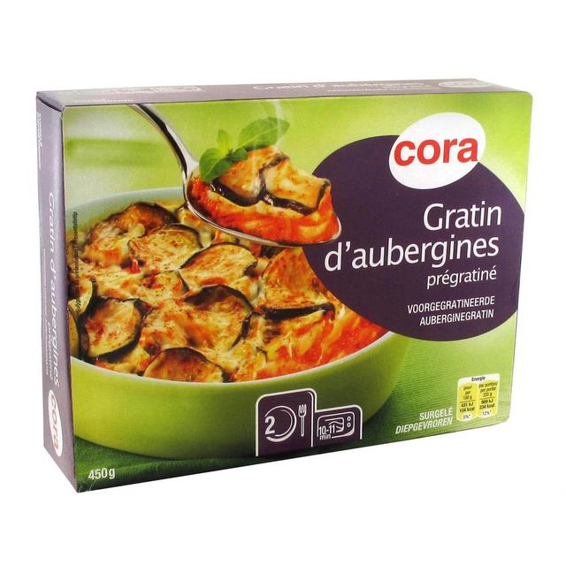 3257981176157 - Cora - Gratin d'aubergines prégratiné