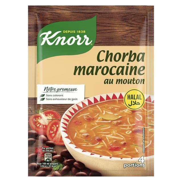 3011360006257 - Knorr - Soupe Chorba Marocaine au Mouton Halal déshydratée