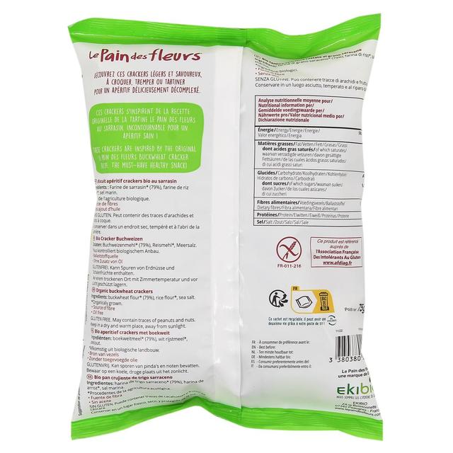 3380380096457 - Le pain des fleurs - Crackers Sarrasin bio