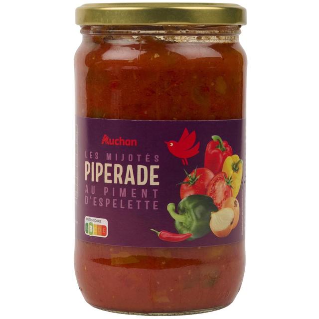 3596710316557 - Auchan - Piperade au piment d'espelette en bocal