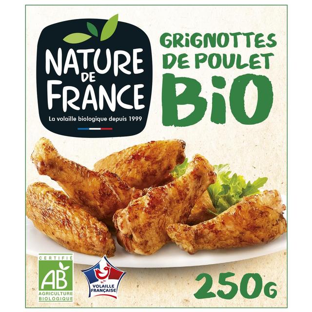 3422210437457 - Nature De France - Grignottes de Poulet Rôti Bio