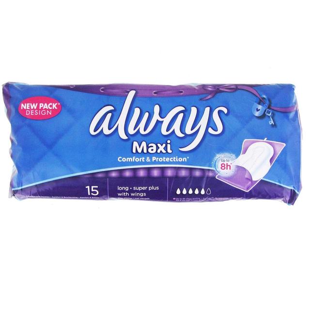 4015400428657 - Always - Serviettes hygiéniques maxi long super plus