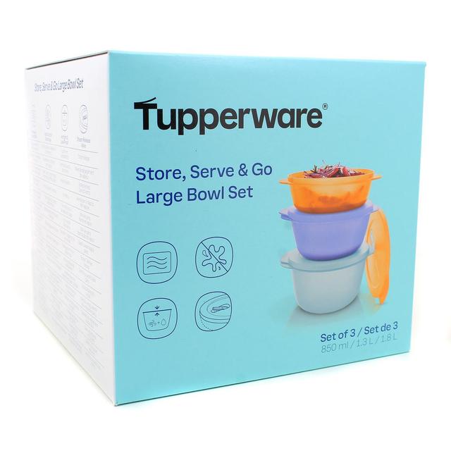 5430003159057 - Tupperware - Lot de 3 bols hermetiques