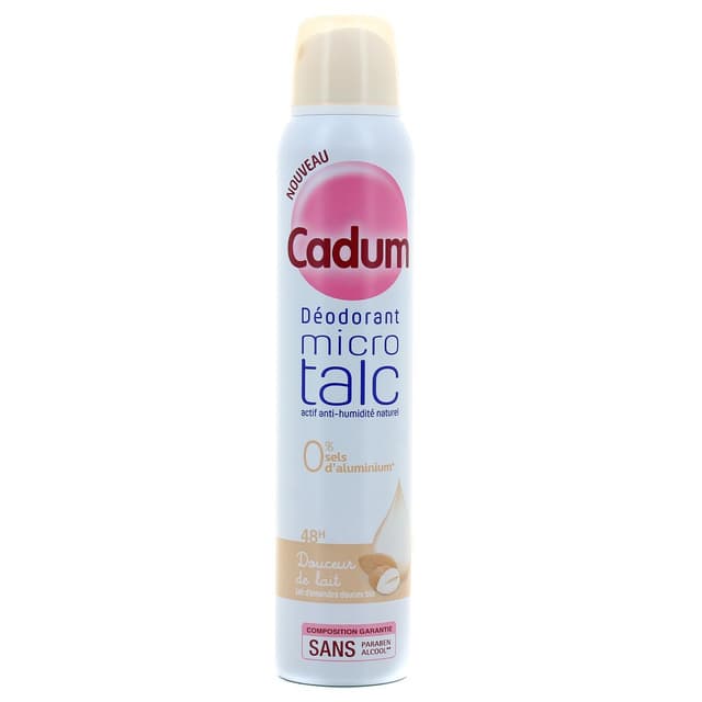 3600550949957 - Cadum - Déodorant spray au micro-talc au lait d'amandes Bio