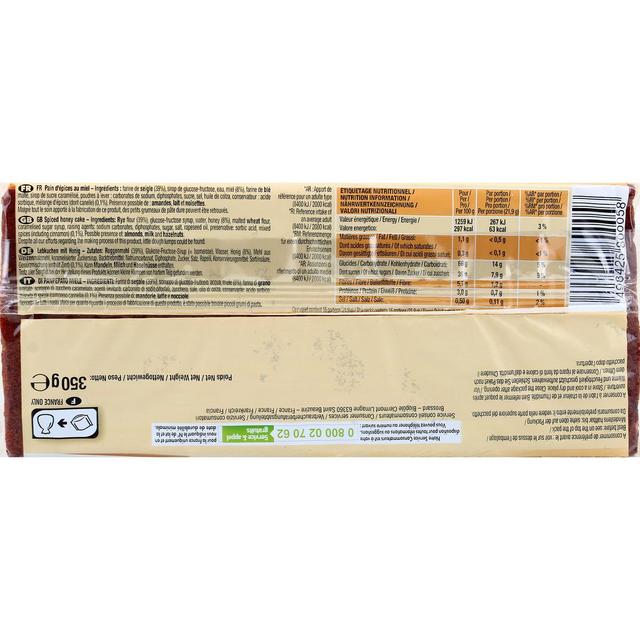 3498425800058 - Brossard - Pain d'épices familial