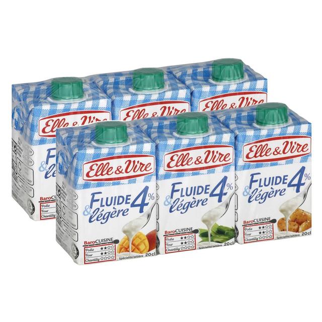 2050000110658 - Elle&Vire - Crème 4% Mg Extra Légère Liquide UHT