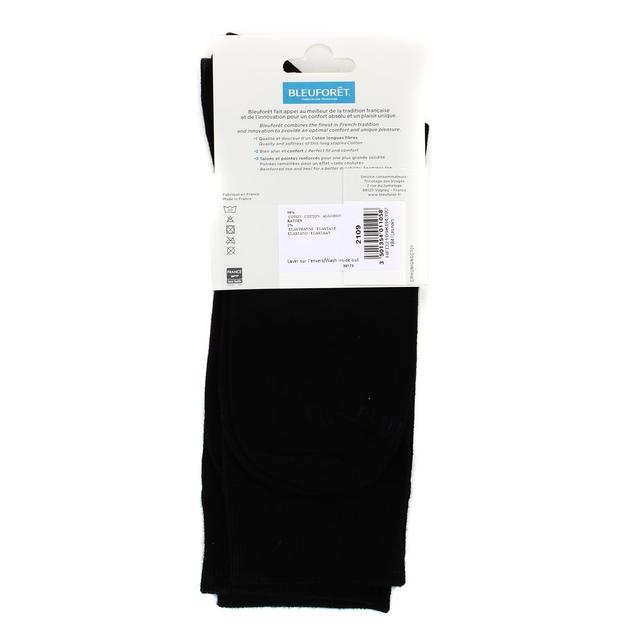 3501354011058 - Bleuforêt - 2 paires de mi chaussettes noires