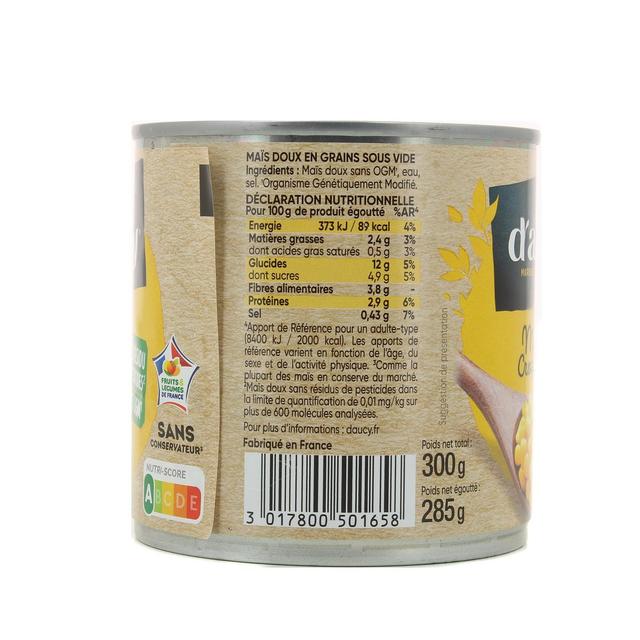 3017800501658 - D'aucy - Maïs Ultra Croquant