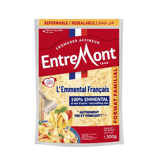 3123930711758 - Entremont - Emmental râpé extra fin