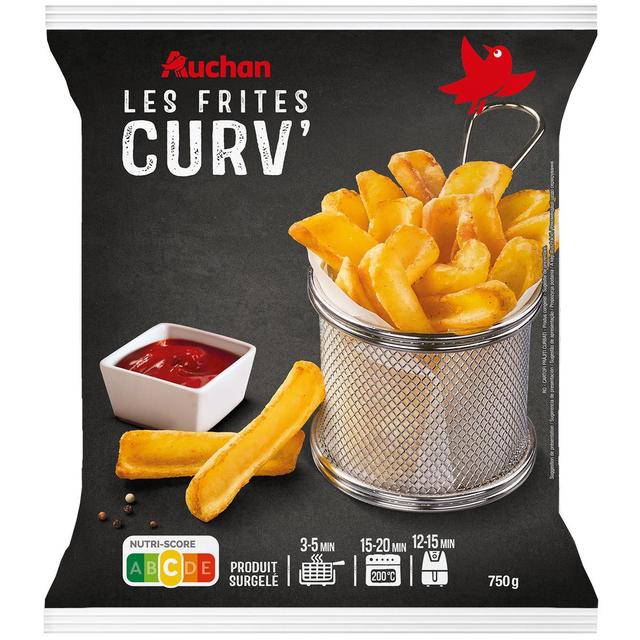 3596710491858 - Auchan - Frites curv