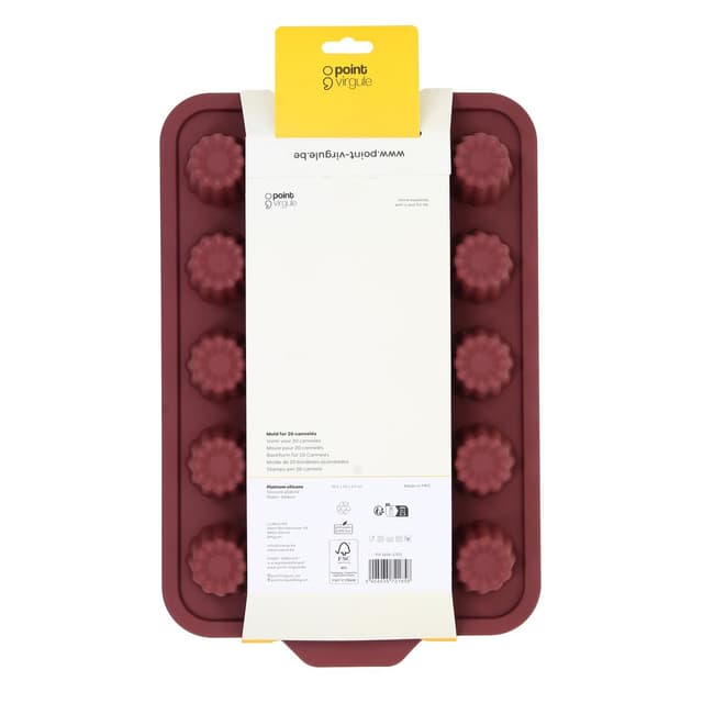 5404035721858 - Point virgule - Moule pour 20 cannelé Marron