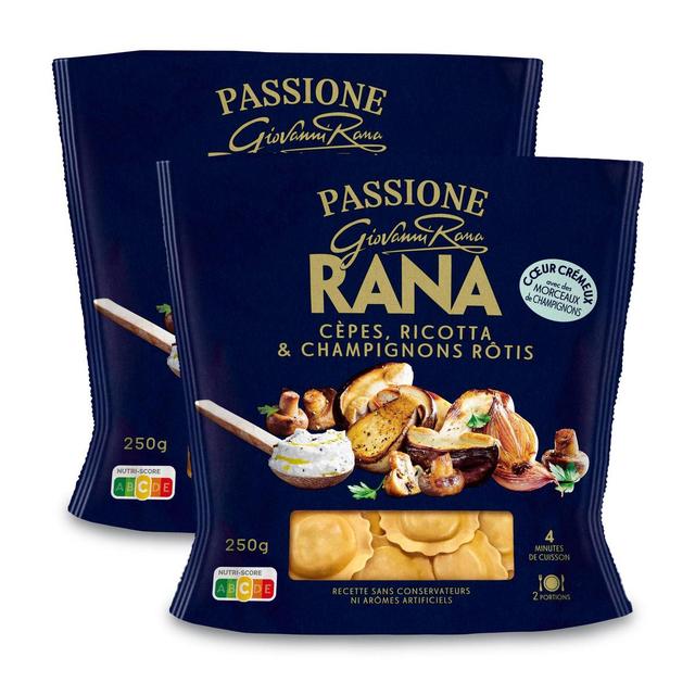 2050000392658 - Giovanni Rana - Raviolis Frais Cèpes, Ricotta et Champignons Rôtis