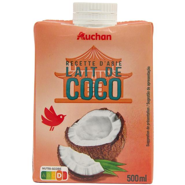 3596710483358 - Auchan - Lait de coco brique refermable