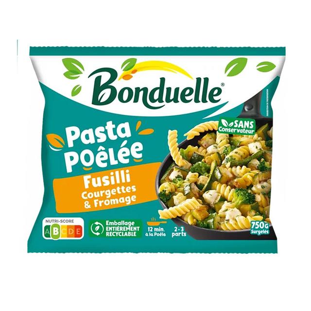 3083681183658 - Bonduelle - Poêlée fusillis, courgette et fromage
