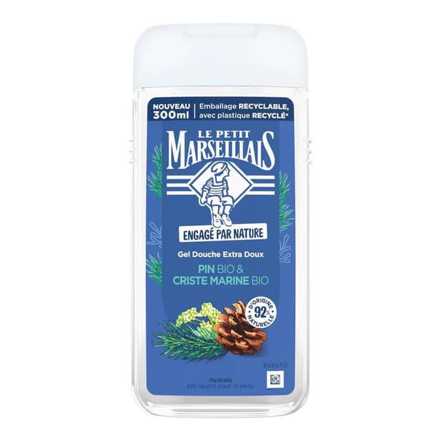 3574661853758 - Le Petit Marseillais - Gel douche Pin et Criste Marine bio