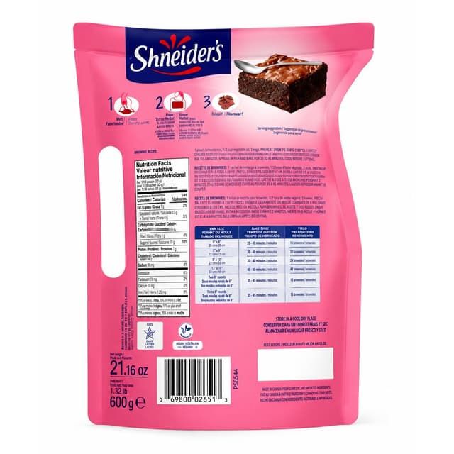 0838948006958 - Shneider's - Préparation brownie sans gluten