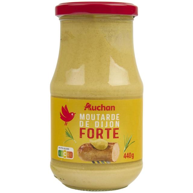 3254560017658 - Auchan - Moutarde de Dijon forte