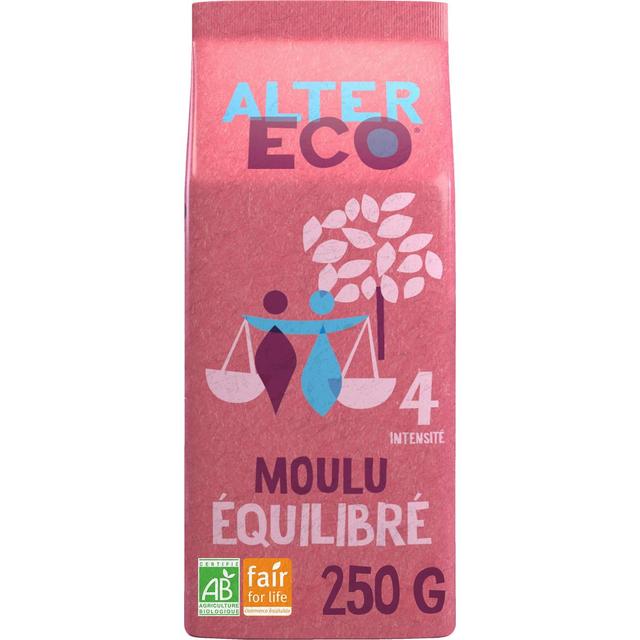 3700214618158 - Alter Eco - Commerce Equitable - Café moulu Arabica Equilibre bio Perou et Honduras