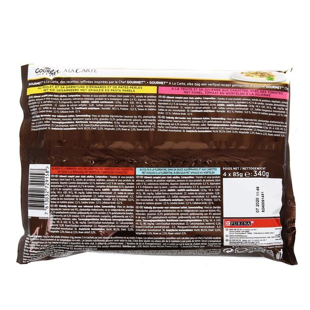 7613032729158 - Purina - Gourmet à La Carte - Recettes du Chef