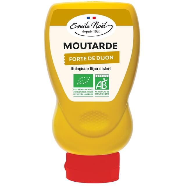3291960009258 - Emile Noël - Moutarde Bio Forte de Dijon Flacon Squeeze