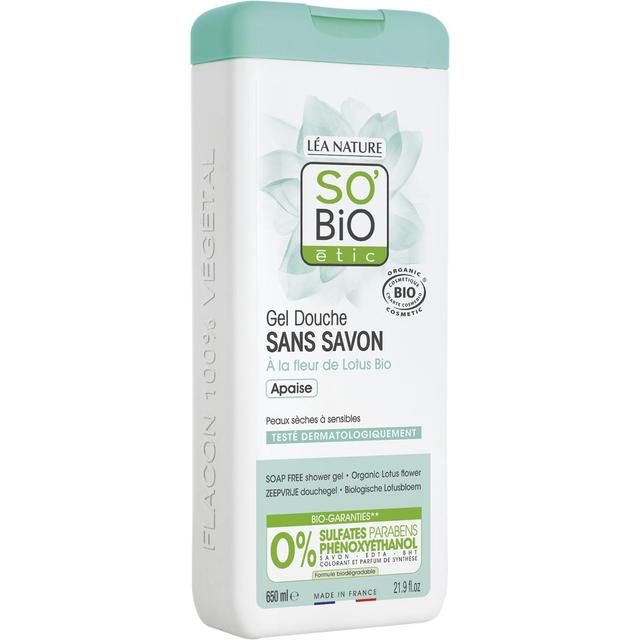 3517360019858 - So'Bio - Gel douche sans savon à la fleur de lotus bio