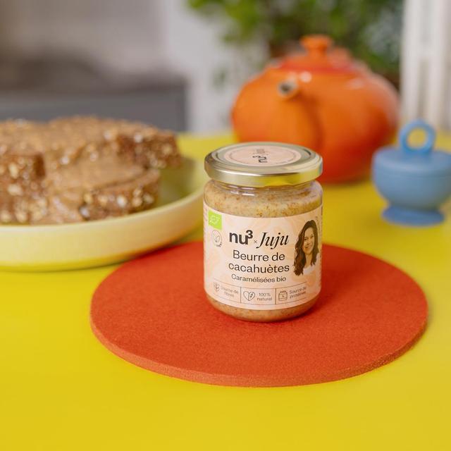 4260744959958 - NU3 - Beurre de cacahuète caramélisée bio - Juju Fitcats