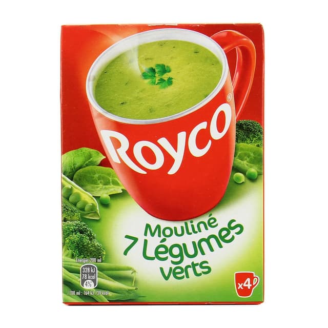 3036812050459 - Royco Minut'Soup - Mouliné 7 légumes verts