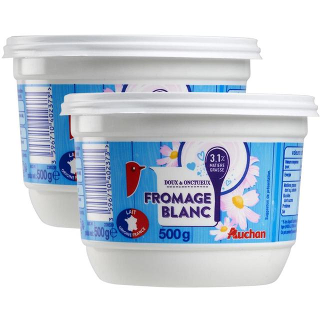 2050000410659 - Auchan - Fromage blanc 3.1%mg