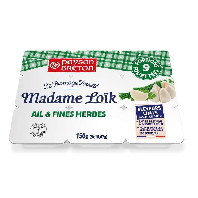 3412290070859 - Paysan Breton - Fromage fouetté Madame Loïc ail et fines herbes