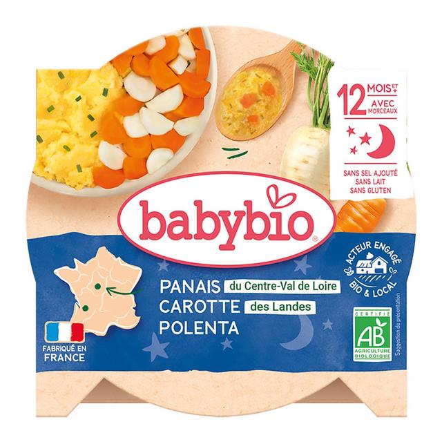 3288131501659 - Babybio - Douceur de panaïs et carotte-polenta Bio Assiette Bébé Dès 12 mois