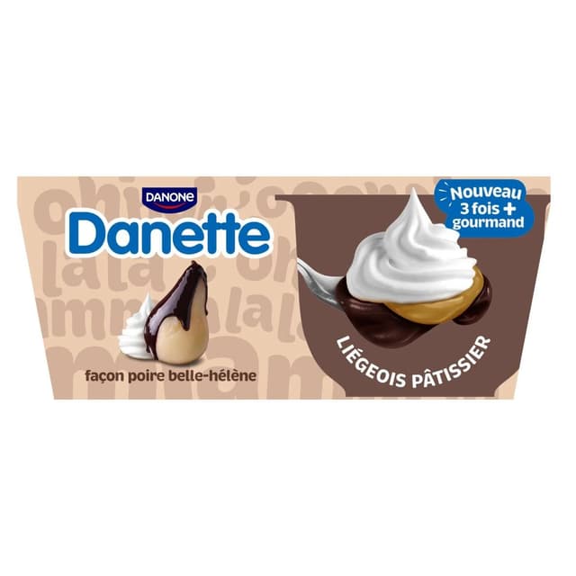 3033492071859 - Danette - Liégeois façon Belle Hélène