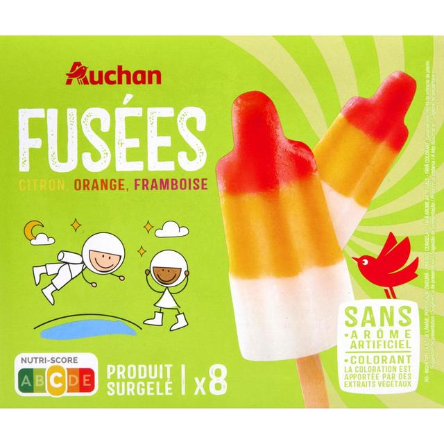 3596710552559 - Auchan - Bonbons fusées aux fruits