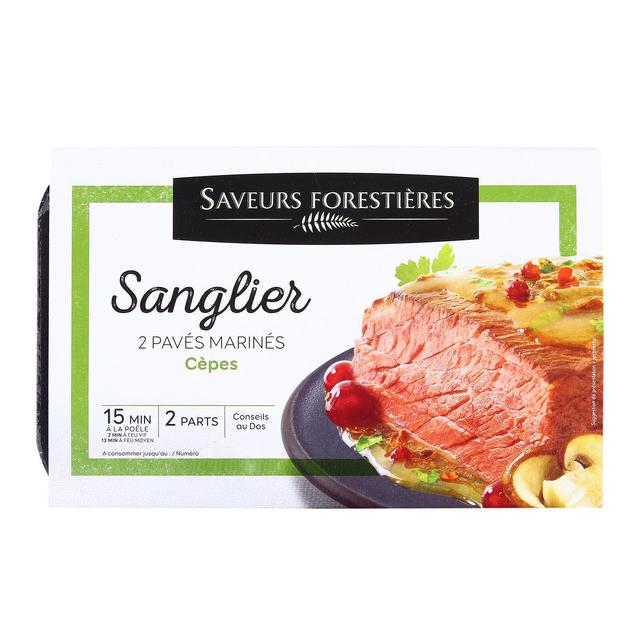 3266980052959 - Saveurs Forestières - 2 Pavés de Sanglier aux Cèpes
