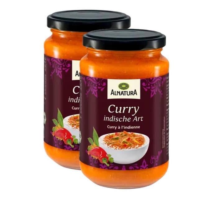 4104420213128 - Alnatura - Sauce Curry Indien Bio en bocal