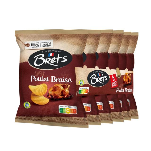 3497911124159 - Bret's - Chips Poulet Braise Sachet individuel