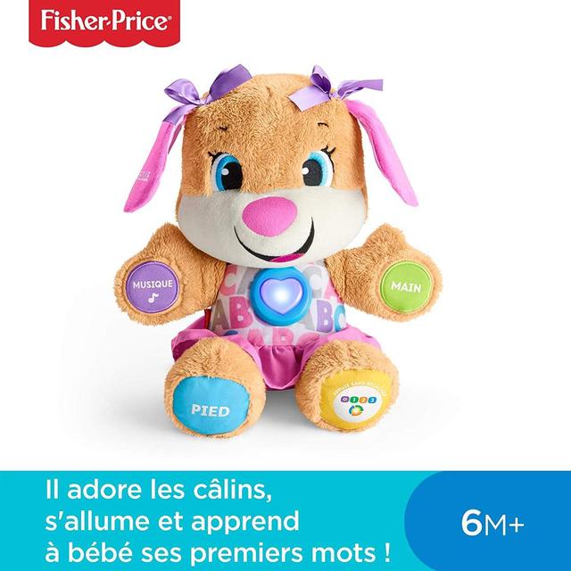 0887961614459 - Fisher-Price - Peluche interactive Sis Eveil progressif