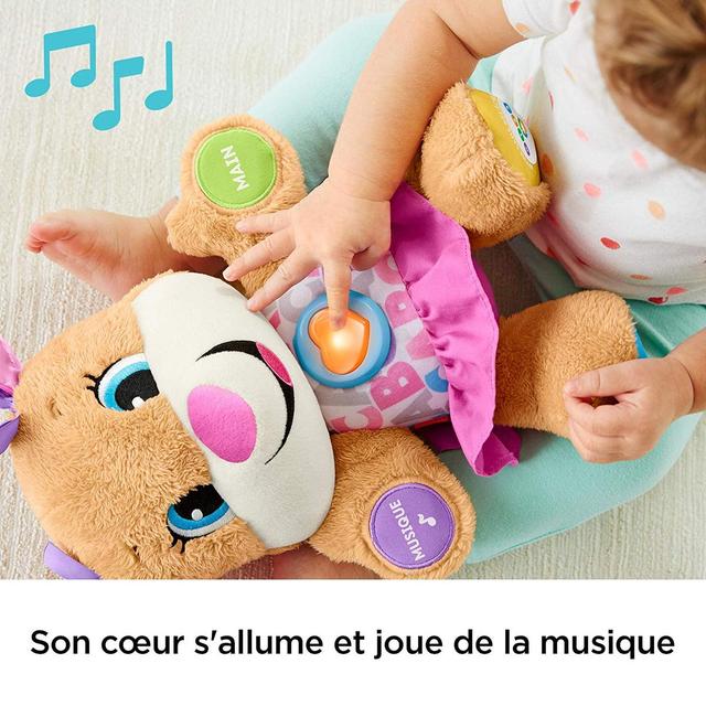 0887961614459 - Fisher-Price - Peluche interactive Sis Eveil progressif