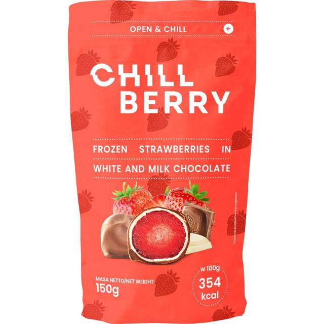 5907046277159 - Chill Berry - Fraise enrobée de chocolat blanc et au lait