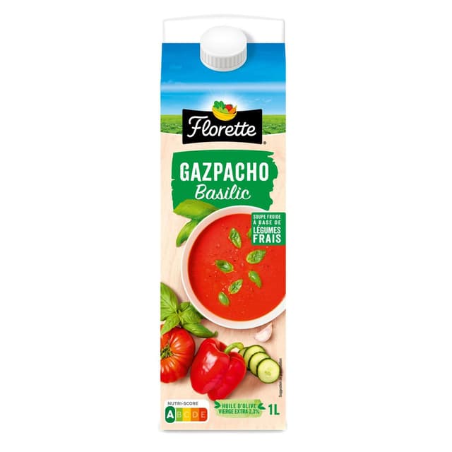 3422441107259 - Florette - Gazpacho basilic